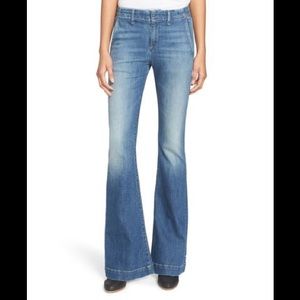 Rag & Bone Corsa high rise bell bottom trouser